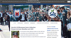 Desktop Screenshot of luebbecker-buergerschuetzen.de